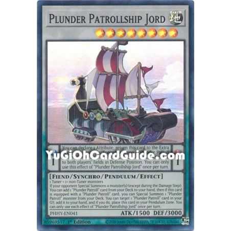 Plunder Patrollship Jord (Super Rare) – Photon Hipernova | Carta YUGIOH en México