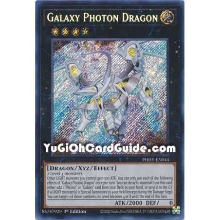 Galaxy Photon Dragon (Secret Rare) – Photon Hipernova | Carta YUGIOH en México