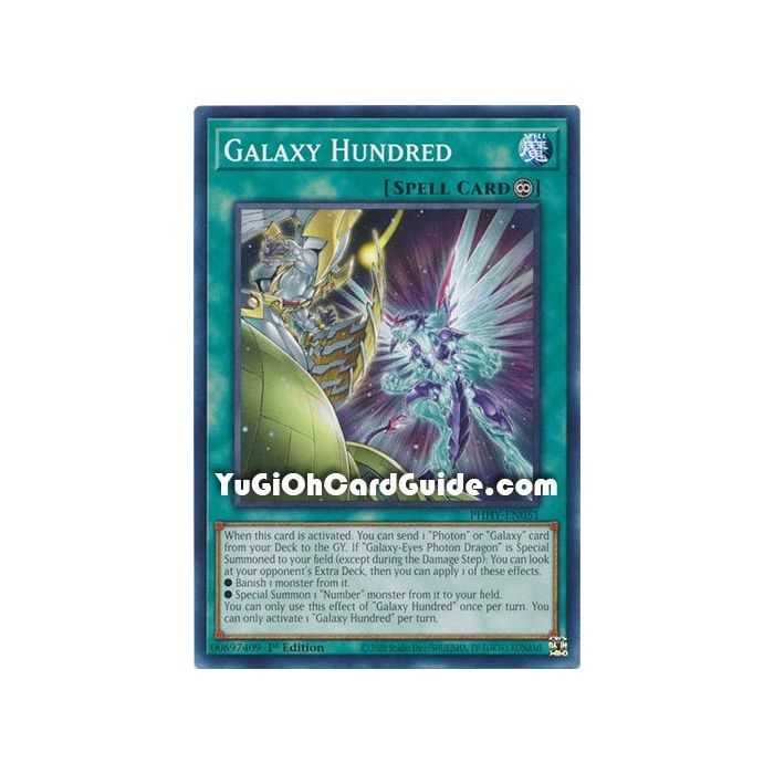 Galaxy Hundred (Common) – Photon Hipernova | Carta YUGIOH en México