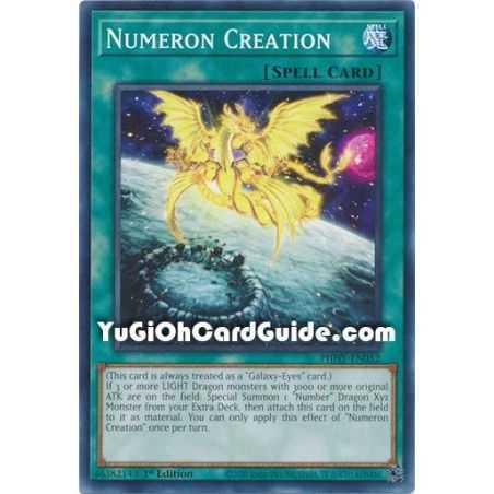 Numeron Creation (Common) – Photon Hipernova | Carta YUGIOH en México