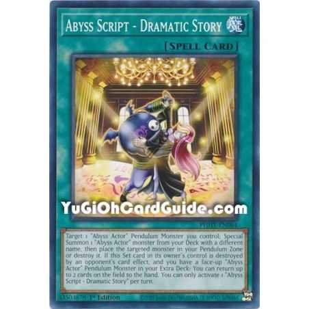 Abyss Script - Dramatic Story (Common) – Photon Hipernova | Carta YUGIOH en México