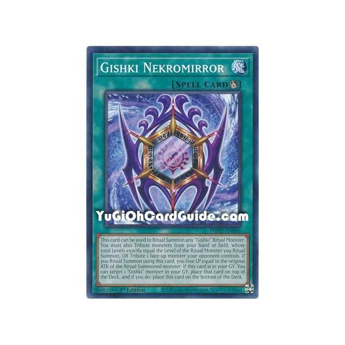 Gishki Nekromirror (Common) – Photon Hipernova | Carta YUGIOH en México