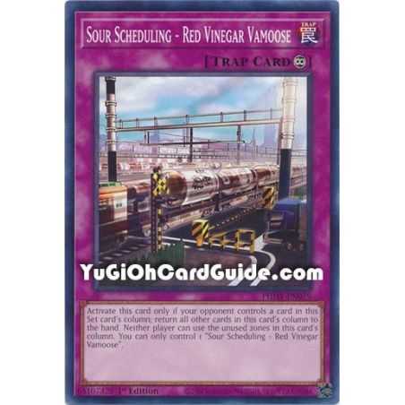 Sour Scheduling - Red Vinegar Vamoose (Common) – Photon Hipernova | Carta YUGIOH en México