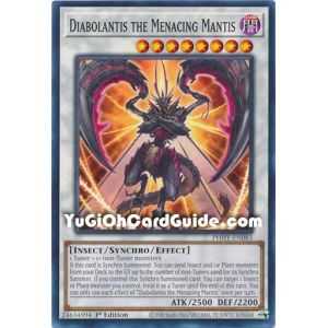 Diabolantis the Menacing Mantis (Common) – Photon Hipernova | Carta YUGIOH en México