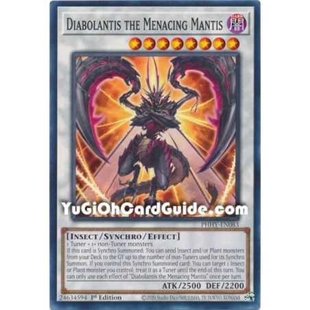 Diabolantis the Menacing Mantis (Common) – Photon Hipernova | Carta YUGIOH en México