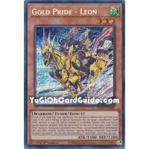 Gold Pride - Leon (Secret Rare) – Photon Hipernova | Carta YUGIOH en México
