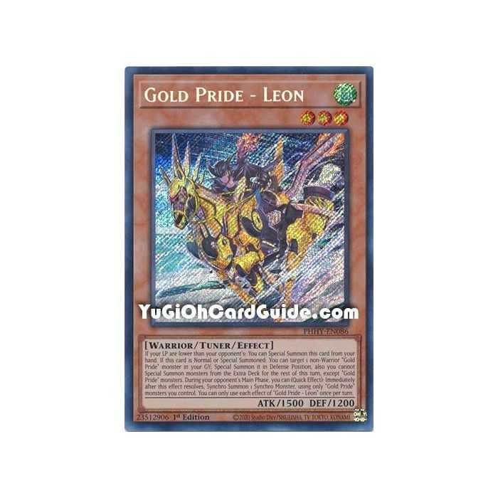 Gold Pride - Leon (Secret Rare) – Photon Hipernova | Carta YUGIOH en México