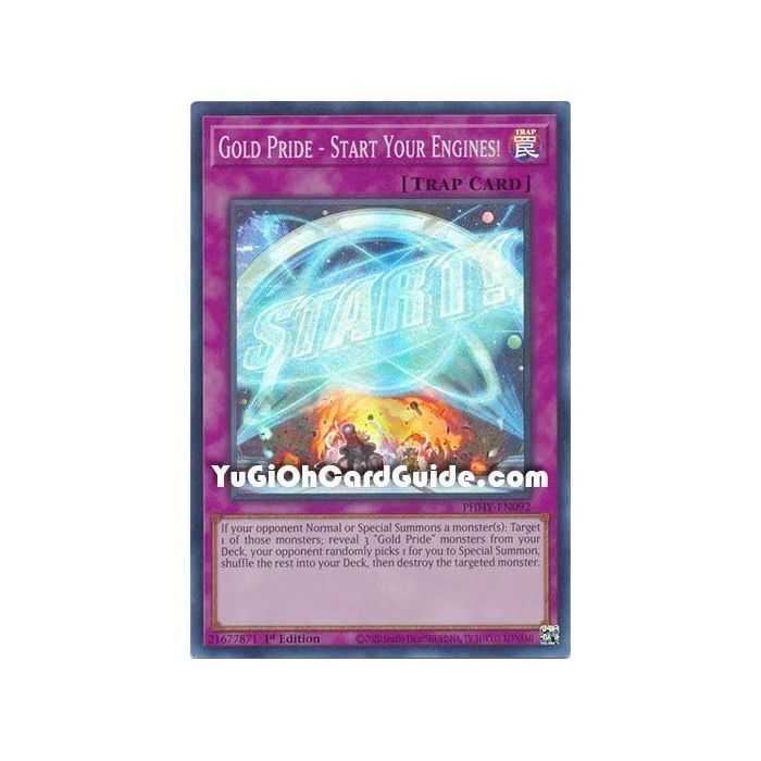 Gold Pride - Start Your Engines! (Super Rare) – Photon Hipernova | Carta YUGIOH en México