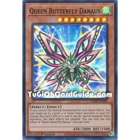 Queen Butterfly Danaus (Super Rare) – Photon Hipernova | Carta YUGIOH en México
