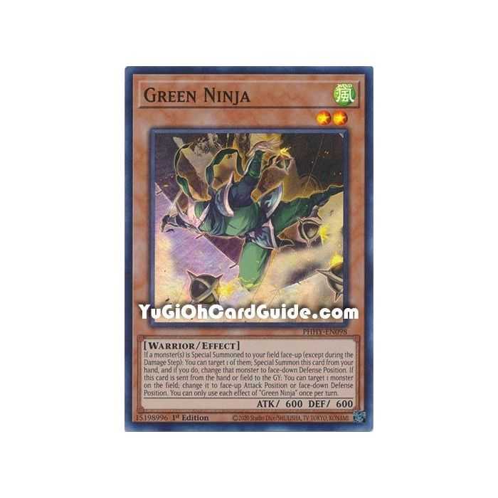 Green Ninja (Super Rare) – Photon Hipernova | Carta YUGIOH en México