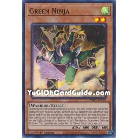 Green Ninja (Super Rare) – Photon Hipernova | Carta YUGIOH en México