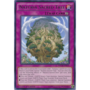 Naturia Sacred Tree (Common) – Beware of Traptrix Structure Deck | Carta YUGIOH en México