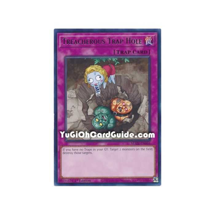 Treacherous Trap Hole (Rare) – Maze of Memories | Carta YUGIOH en México