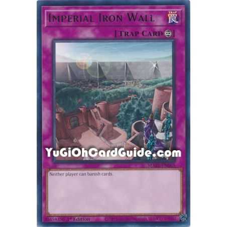 Imperial Iron Wall (Rare) – Maze of Memories | Carta YUGIOH en México