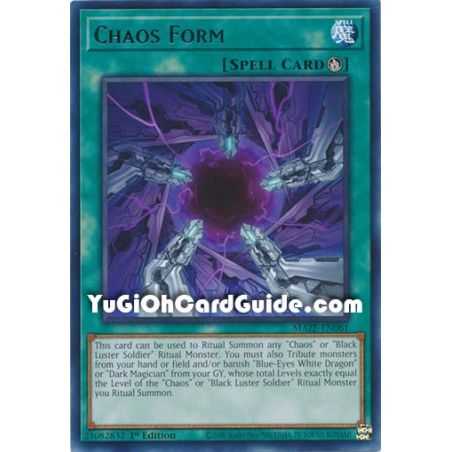 Chaos Form (Rare) – Maze of Memories | Carta YUGIOH en México