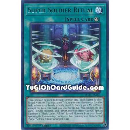 Super Soldier Ritual (Rare) – Maze of Memories | Carta YUGIOH en México
