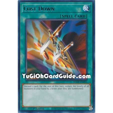 Cost Down (Rare) – Maze of Memories | Carta YUGIOH en México