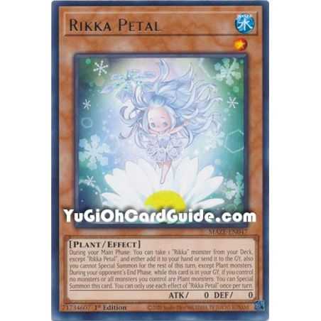 Rikka Petal (Rare) – Maze of Memories | Carta YUGIOH en México