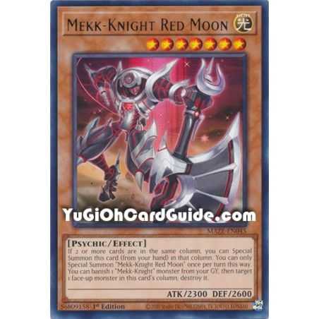 Mekk-Knight Red Moon (Rare) – Maze of Memories | Carta YUGIOH en México