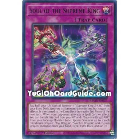 Soul of the Supreme King (Rare) – Maze of Memories | Carta YUGIOH en México