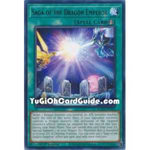 Saga of the Dragon Emperor (Rare) – Maze of Memories | Carta YUGIOH en México