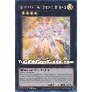 Number 39: Utopia Rising (Super Rare) – Maze of Memories | Carta YUGIOH en México
