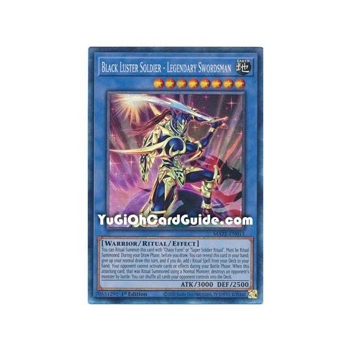 Black Luster Soldier - Legendary Swordsman (Ultra Rare) – Maze of Memories | Carta YUGIOH en México