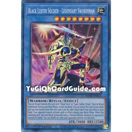 Black Luster Soldier - Legendary Swordsman (Ultra Rare) – Maze of Memories | Carta YUGIOH en México
