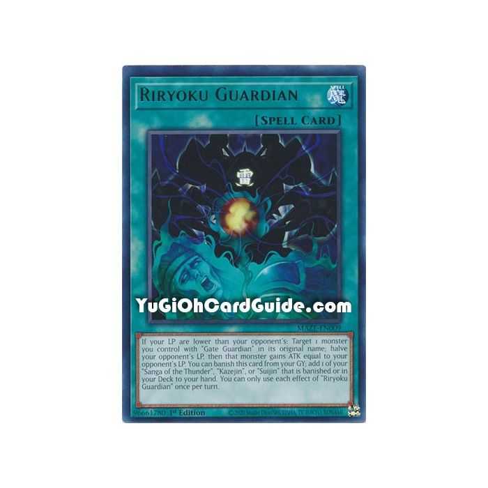 Riryoku Guardian (Rare) – Maze of Memories | Carta YUGIOH en México