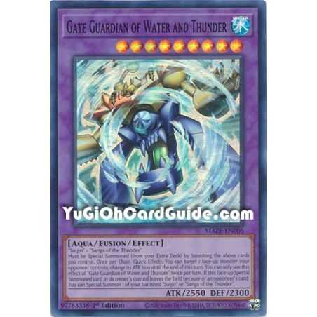 Gate Guardian of Water and Thunder (Super Rare) – Maze of Memories | Carta YUGIOH en México