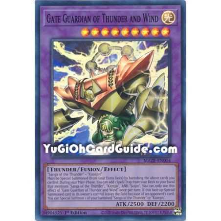 Gate Guardian of Thunder and Wind (Super Rare) – Maze of Memories | Carta YUGIOH en México
