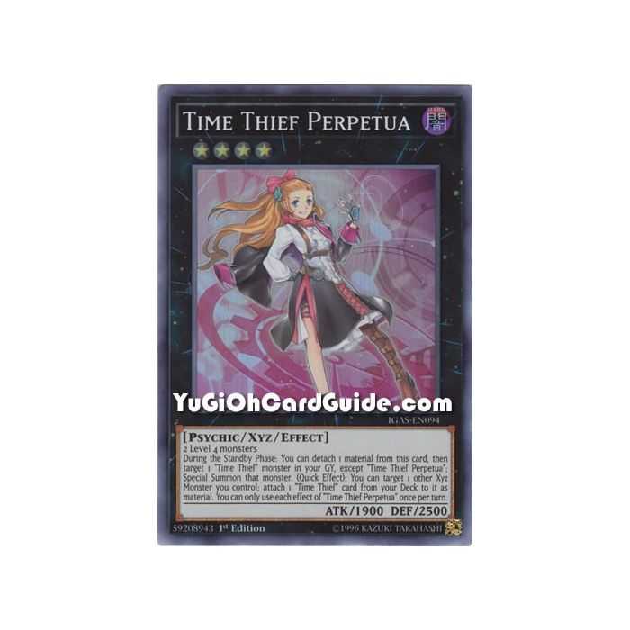 Time Thief Perpetua (Starlight Rare) – Ignition Assault | Carta YUGIOH en México