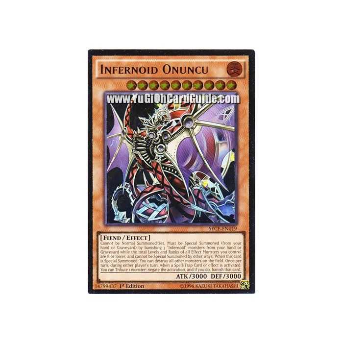 Infernoid Onuncu (Ultimate Rare) – Secrets of Eternity | Carta YUGIOH en México