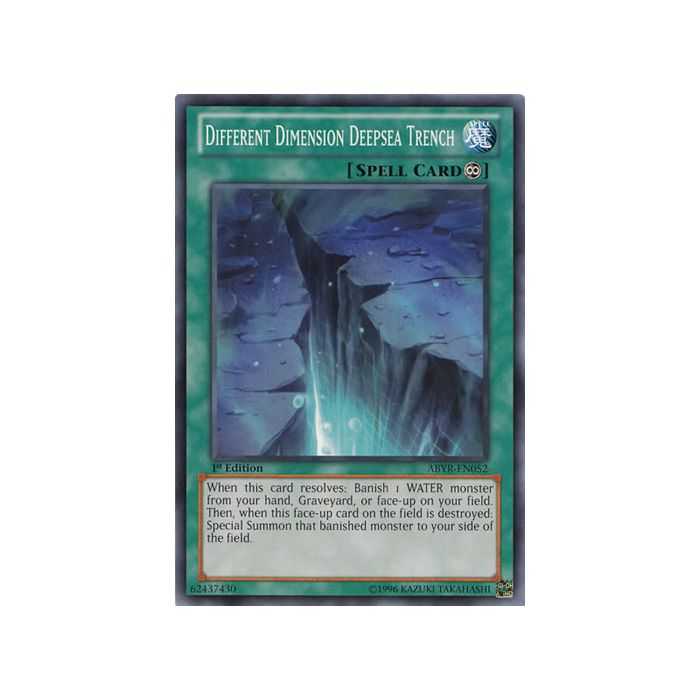 Different Dimension Deepsea Trench