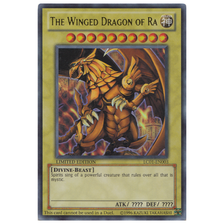 The Winged Dragon of Ra (Ultra Rare) 25TH Anniversary Promo