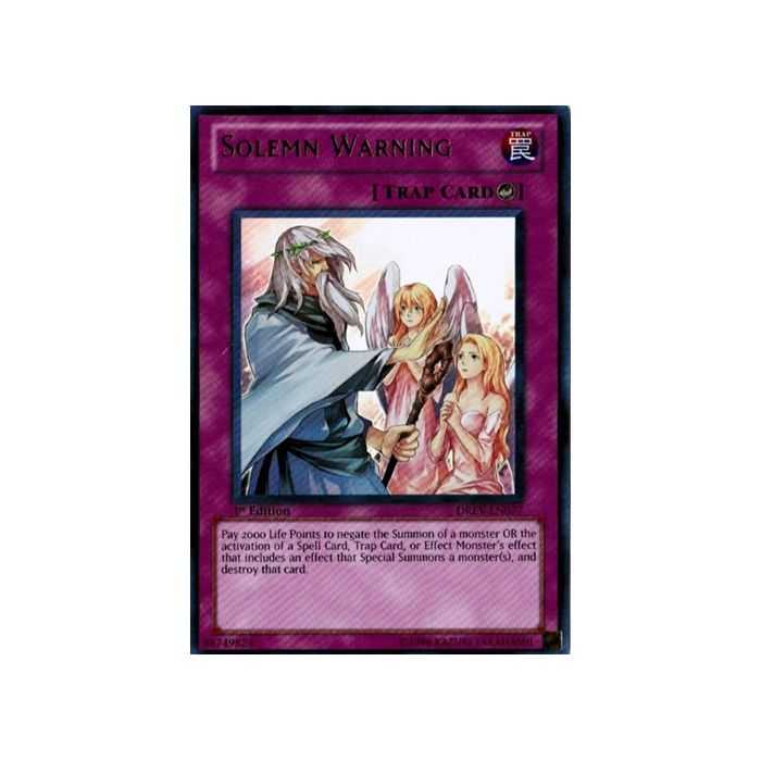 Solemn Warning (Ultra Rare)