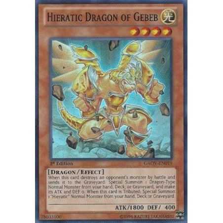 Hieratic Dragon of Gebeb (Super Rare)