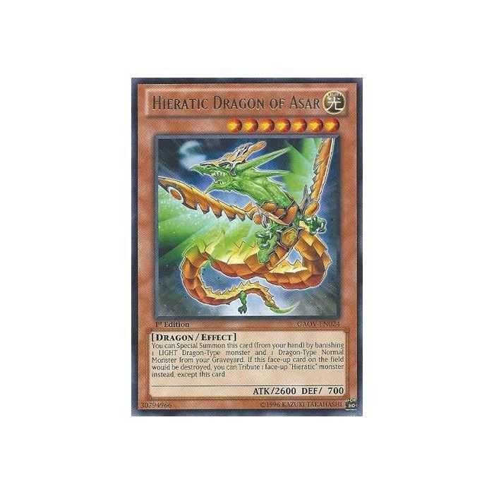 Hieratic Dragon of Asar (Rare)