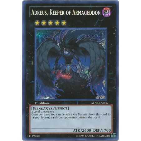 Adreus, Keeper of Armageddon (Secret Rare)