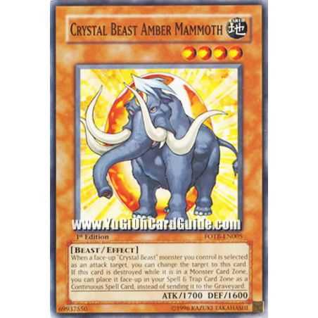 Crystal Beast Amber Mammoth (Common)