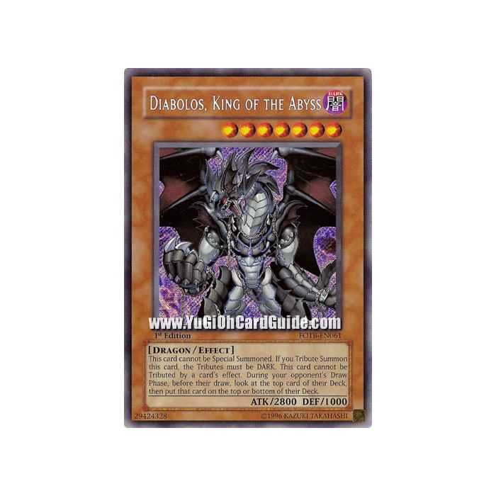 Diabolos, King of the Abyss (Secret Rare)