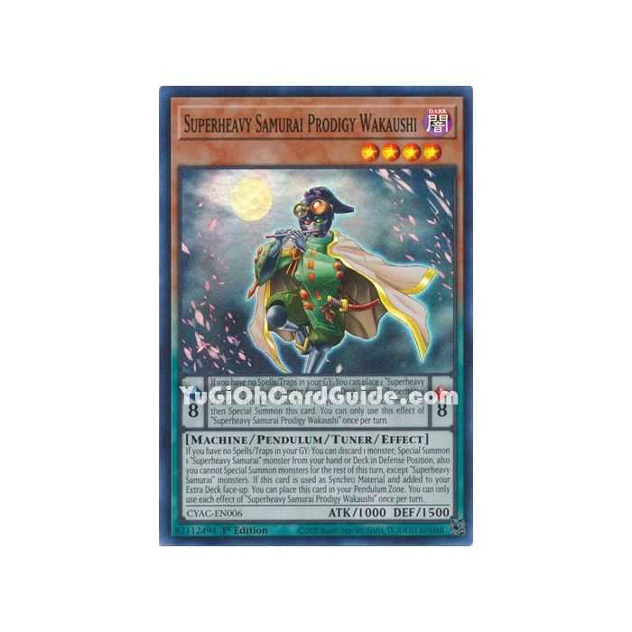 Superheavy Samurai Prodigy Wakaushi (Super Rare)