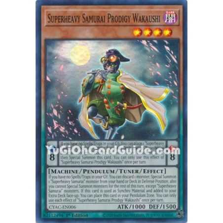 Superheavy Samurai Prodigy Wakaushi (Super Rare)