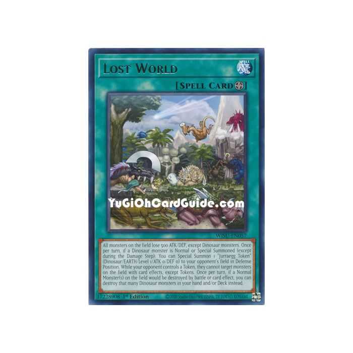 Lost World (Rare) – Wild Survivors | Carta YUGIOH en México
