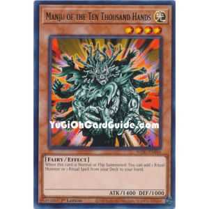 Manju of the Ten Thousand Hands (Rare) – Wild Survivors | Carta YUGIOH en México