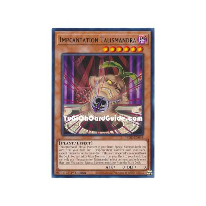 Impcantation Talismandra (Rare) – Wild Survivors | Carta YUGIOH en México