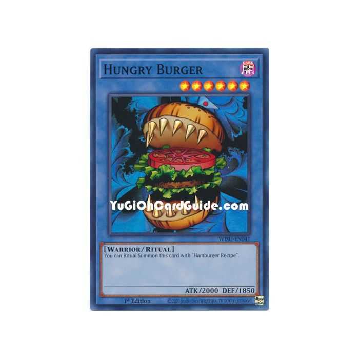 Hungry Burger (Super Rare) – Wild Survivors | Carta YUGIOH en México