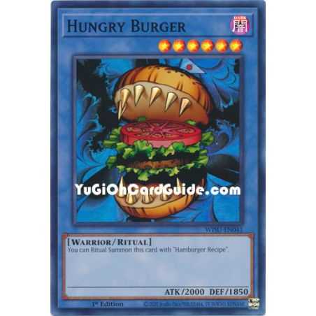 Hungry Burger (Super Rare) – Wild Survivors | Carta YUGIOH en México