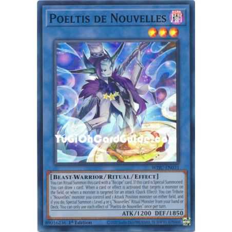 Poeltis de Nouvelles (Super Rare) – Wild Survivors | Carta YUGIOH en México