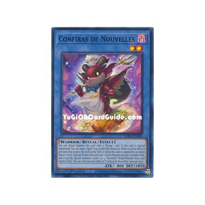 Confiras de Nouvelles (Super Rare) – Wild Survivors | Carta YUGIOH en México